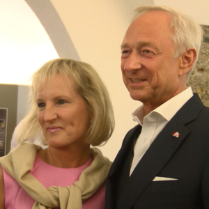 Lutz Bethge mit Gaby Bethge Montblanc & Salzburg Festival 2014 F TV fashionv.biz
